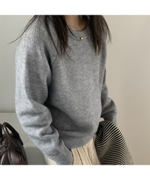 ベーシックニットプルオーバー