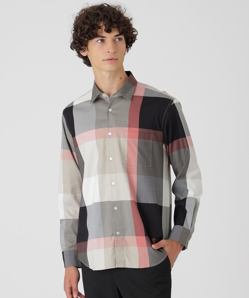 BLACK LABEL CRESTBRIDGE(ブラックレーベル・クレストブリッジ)の「コットンリヨセルクレストブリッジチェックシャツ(シャツ/ブラウス・メンズ・ベージュ系その他2/ホワイト系その他/ブラック/ブルー系その他2・S/M/L/XL)」の3枚目の写真