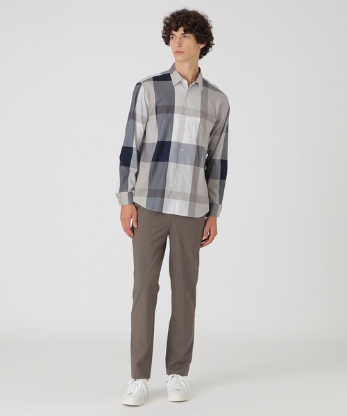 BLACK LABEL CRESTBRIDGE(ブラックレーベル・クレストブリッジ)の「コットンリヨセルクレストブリッジチェックシャツ(シャツ/ブラウス・メンズ・ベージュ系その他2/ホワイト系その他/ブラック/ブルー系その他2・S/M/L/XL)」の5枚目の写真