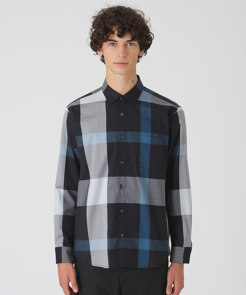 BLACK LABEL CRESTBRIDGE(ブラックレーベル・クレストブリッジ)の「コットンリヨセルクレストブリッジチェックシャツ(シャツ/ブラウス・メンズ・ベージュ系その他2/ホワイト系その他/ブラック/ブルー系その他2・S/M/L/XL)」の12枚目の写真
