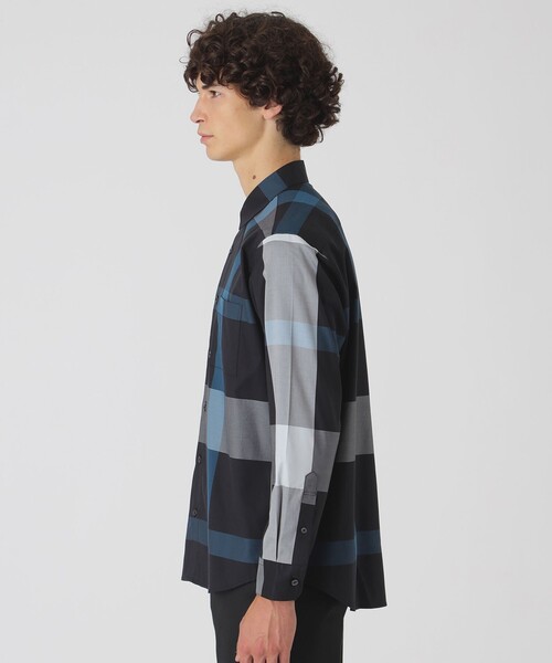 BLACK LABEL CRESTBRIDGE(ブラックレーベル・クレストブリッジ)の「コットンリヨセルクレストブリッジチェックシャツ(シャツ/ブラウス・メンズ・ベージュ系その他2/ホワイト系その他/ブラック/ブルー系その他2・S/M/L/XL)」の13枚目の写真