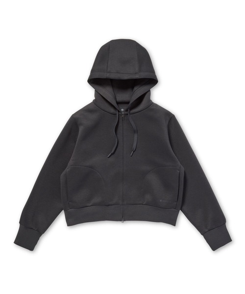 Snow Peak（スノーピーク）の「Snow Peak / Odor Control Zip Parka W's 抗菌・防臭加工ジップパーカー レディース（パーカー・レディース・チャコール/ライトブルー・1/2/3）」の12枚目の写真