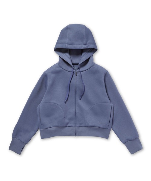 Snow Peak（スノーピーク）の「Snow Peak / Odor Control Zip Parka W's 抗菌・防臭加工ジップパーカー レディース（パーカー・レディース・チャコール/ライトブルー・1/2/3）」の3枚目の写真