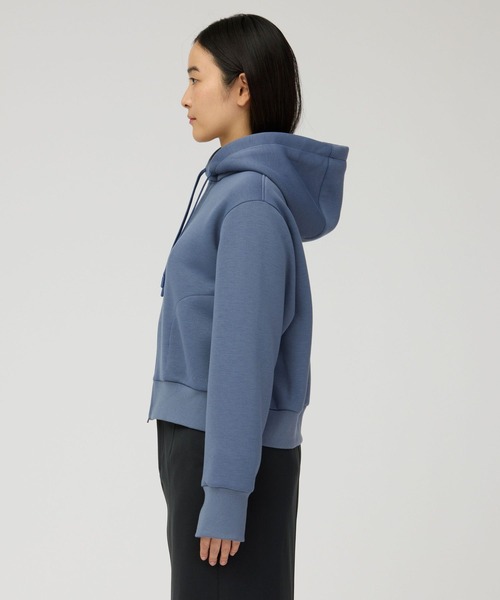 Snow Peak（スノーピーク）の「Snow Peak / Odor Control Zip Parka W's 抗菌・防臭加工ジップパーカー レディース（パーカー・レディース・チャコール/ライトブルー・1/2/3）」の8枚目の写真