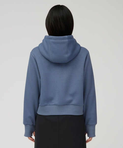 Snow Peak（スノーピーク）の「Snow Peak / Odor Control Zip Parka W's 抗菌・防臭加工ジップパーカー レディース（パーカー・レディース・チャコール/ライトブルー・1/2/3）」の9枚目の写真