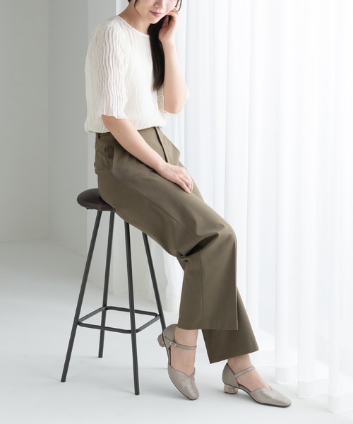 JELLY BEANS(ジェリービーンズ)の「【ふわさら】クリアヒールVカットセパレートパンプス(204-65181)JELLY BEANS(ジェリービーンズ)(パンプス・レディース・ラベンダー/シルバー/ブラック系/ゴールド系その他・23/23.5/24/24.5/22.5)」の6枚目の写真