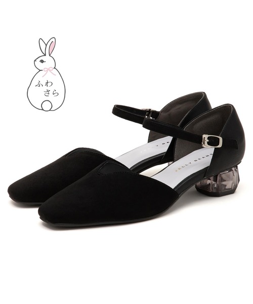 JELLY BEANS(ジェリービーンズ)の「【ふわさら】クリアヒールVカットセパレートパンプス(204-65181)JELLY BEANS(ジェリービーンズ)(パンプス・レディース・ラベンダー/シルバー/ブラック系/ゴールド系その他・23/23.5/24/24.5/22.5)」の12枚目の写真
