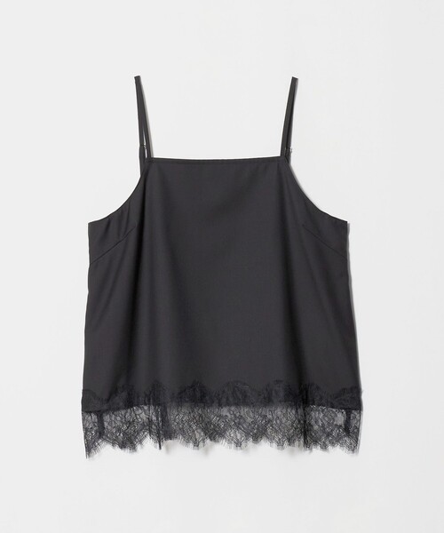 BEAUTY&YOUTH UNITED ARROWS（ビューティーアンドユースユナイテッドアローズ）の「【WEB限定】レースキャミソール ウォッシャブル（キャミソール・レディース・グレー系/ブラック・FREE）」の2枚目の写真