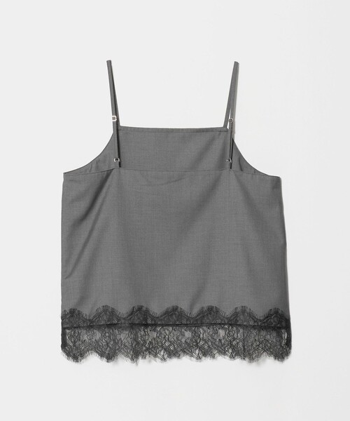 BEAUTY&YOUTH UNITED ARROWS（ビューティーアンドユースユナイテッドアローズ）の「【WEB限定】レースキャミソール ウォッシャブル（キャミソール・レディース・グレー系/ブラック・FREE）」の3枚目の写真