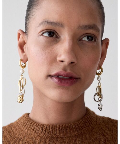 kate spade new york（ケイトスペード ニューヨーク）の「ビッツ アンド ボーブルズ ステートメント リニア ピアス（ピアス（両耳用）・レディース・その他・ONESIZE）」の2枚目の写真