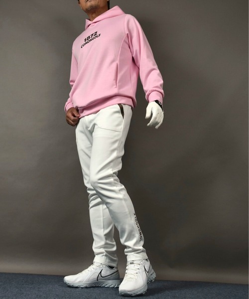 COMON GOLF(コモンゴルフ)の「エアーポンチ 軽量ストレッチ ゴルフプルオーバーパーカー(パーカー・メンズ・ピンク/グリーン/ベージュ・XXXL/M/XXL/XL/L)」の10枚目の写真