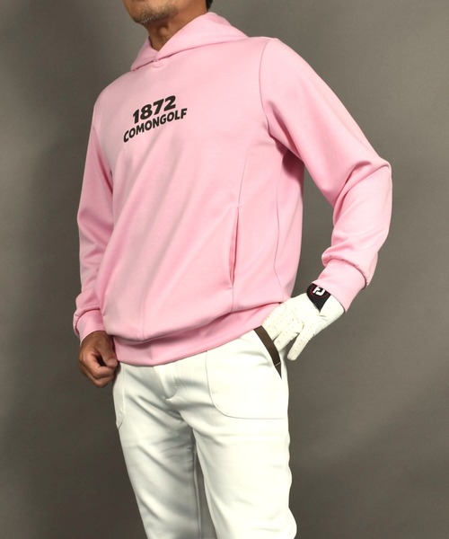 COMON GOLF(コモンゴルフ)の「エアーポンチ 軽量ストレッチ ゴルフプルオーバーパーカー(パーカー・メンズ・ピンク/グリーン/ベージュ・XXXL/M/XXL/XL/L)」の22枚目の写真