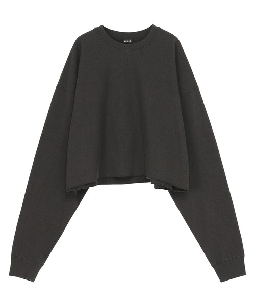ZUCCa(ズッカ)の「TSURI-BUTSU SWEATSHIRT / スウェット(スウェット・レディース・オフホワイト/ダークグレー・M size)」の2枚目の写真