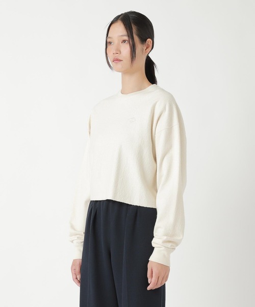 ZUCCa(ズッカ)の「TSURI-BUTSU SWEATSHIRT / スウェット(スウェット・レディース・オフホワイト/ダークグレー・M size)」の3枚目の写真