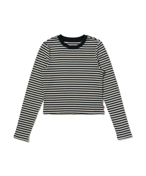 Levi's(リーバイス)の「Levi's/リーバイス ROSE(ロゼ)着用 エッセンシャル ベビー ロングスリーブTシャツ(Tシャツ/カットソー・レディース・ブラック・M/S/XS)」の8枚目の写真