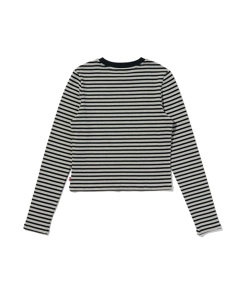Levi's(リーバイス)の「Levi's/リーバイス ROSE(ロゼ)着用 エッセンシャル ベビー ロングスリーブTシャツ(Tシャツ/カットソー・レディース・ブラック・M/S/XS)」の7枚目の写真