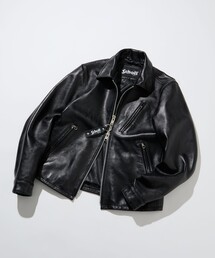 Schott（ショット）の「Schott/ショット Exclusive TRUKER JKT/別注 シープレザー トラッカージャケット（ライダースジャケット）」