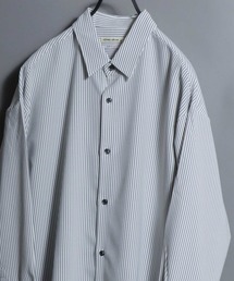 MADE IN JAPAN Reflax(R)Long-Sleeve Stripe Shirt /日本製 リフラクス 長袖 ストライプシャツ メンズ トップス 国産<S-Lサイズ>