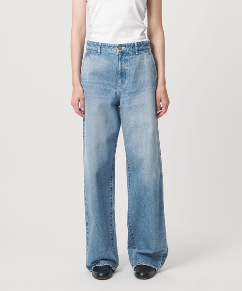 LOEFF(ロエフ)の「<LOEFF>13.5OZ デニム パンツ(デニムパンツ・レディース・ターコイズブルー系・1/0)」の5枚目の写真