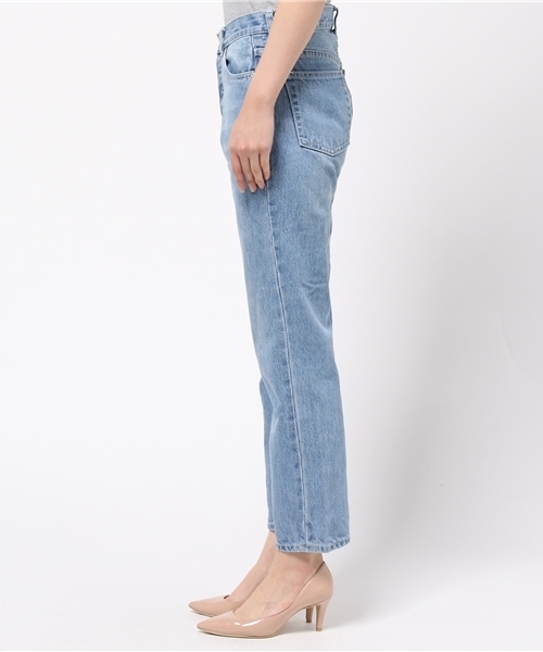 LIMITLESS LUXURY(リミットレスラグジュアリー)の「CRASH DENIM◆(その他パンツ・レディース・サックスブルー/ホワイト・36/38)」の13枚目の写真