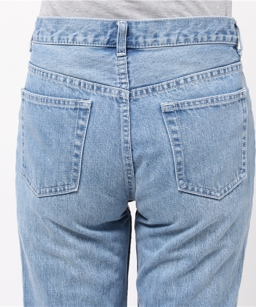 LIMITLESS LUXURY(リミットレスラグジュアリー)の「CRASH DENIM◆(その他パンツ・レディース・サックスブルー/ホワイト・36/38)」の7枚目の写真