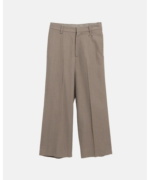 SimplyComplicated(シンプリーコンプリケイテッド)の「EVERYDAY VIRGIN WOOL TROUSERS(スラックス・メンズ・チャコールグレー/ライトブラウン・1/2)」の9枚目の写真
