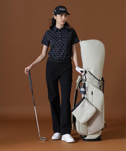 MASTER BUNNY EDITION（マスターバニーエディション）の「ナイロンドビーストレッチ5ポケットパンツ (WOMENS)（その他パンツ・レディース・ブラック/ホワイト/パープル・MEDIUM/LARGE/SMALL）」の4枚目の写真
