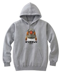 Moftique(モフティック) プルパーカー スウェット 裏毛 キンカチョウ 鳥 ペット アニマル プリント トップス メンズ ユニセックス