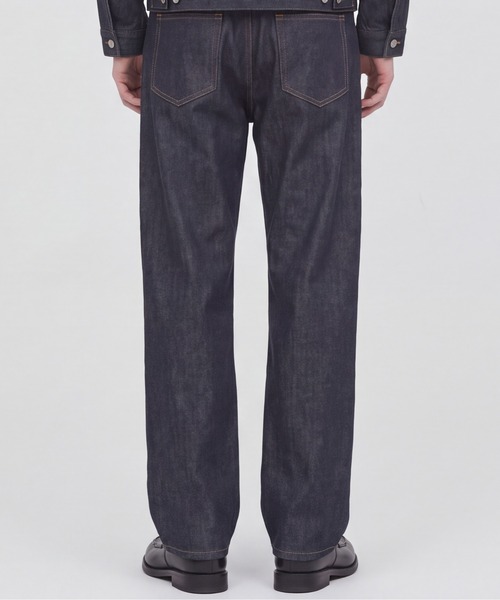 UNITED TOKYO(ユナイテッドトウキョウ)の「【新作】SUPIMA DENIM ワイドストレートパンツ(デニムパンツ・メンズ・インディゴブルー/ブラック・1/2)」の9枚目の写真