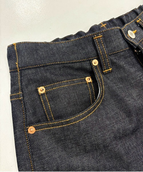 UNITED TOKYO(ユナイテッドトウキョウ)の「【新作】SUPIMA DENIM ワイドストレートパンツ(デニムパンツ・メンズ・インディゴブルー/ブラック・1/2)」の13枚目の写真