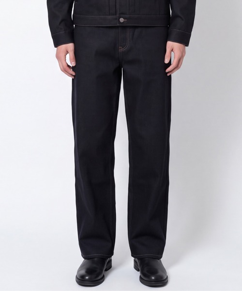 UNITED TOKYO(ユナイテッドトウキョウ)の「【新作】SUPIMA DENIM ワイドストレートパンツ(デニムパンツ・メンズ・インディゴブルー/ブラック・1/2)」の15枚目の写真