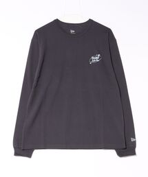 【NEW ERA/ニューエラ】長袖 ウォッシュドコットン Tシャツ Illustrators Collection うずた グラファイト