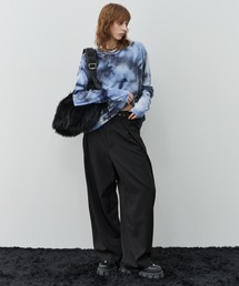 AFF AIVER（エイエフエフアイバー）の「AFF AIVER　ムラ染めニットL/S TEE（Tシャツ/カットソー）」