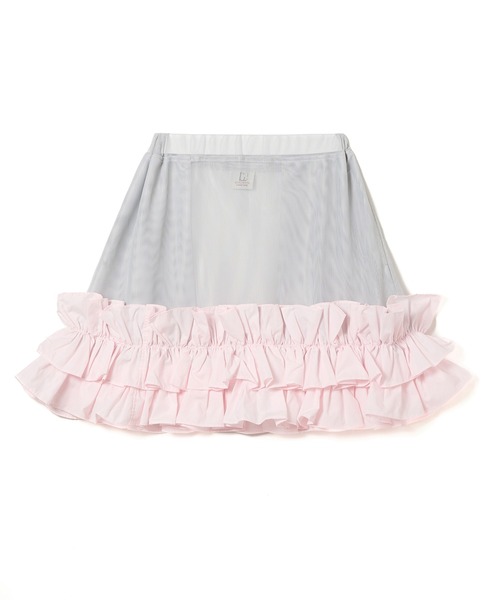 NON TOKYO（ノントーキョー）の「FRILL MESH MINI SKIRT（スカート・レディース・ブルー/ピンク/ホワイト・FREE）」の9枚目の写真