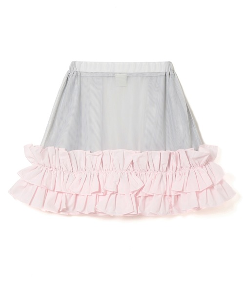 NON TOKYO（ノントーキョー）の「FRILL MESH MINI SKIRT（スカート・レディース・ブルー/ピンク/ホワイト・FREE）」の10枚目の写真