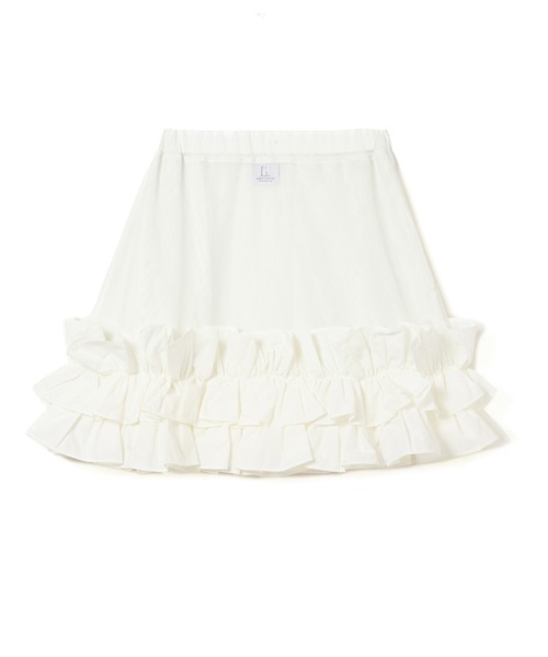NON TOKYO（ノントーキョー）の「FRILL MESH MINI SKIRT（スカート・レディース・ブルー/ピンク/ホワイト・FREE）」の11枚目の写真