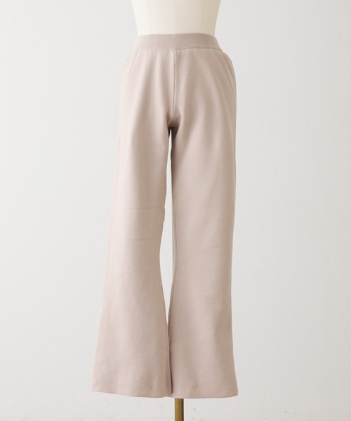 one after another NICE CLAUP(ワンアフターアナザーナイスクラップ)の「【Seemi.】ニットパンツ【セットアップ可能/ニット別売り】(その他パンツ・レディース・ブラウン/ベージュ/アイボリー・FREE)」の3枚目の写真