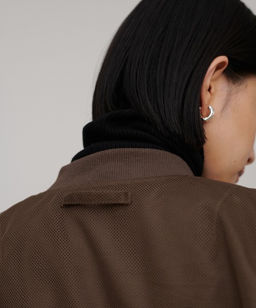 LARUTA(ラルータ)の「【LARUTA】タフタ×メッシュリバーシブルMA-1(MA-1・レディース・ブラウン/グレイッシュベージュ/ブラック/カーキ・FREE)」の11枚目の写真