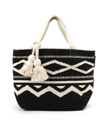 Ray BEAMS | Lilas Campbell / レクタングル タッセルトート(トートバッグ)