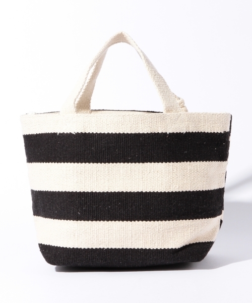 Ray BEAMS（レイビームス）の「Lilas Campbell / レクタングル タッセルトート（トートバッグ・レディース・ブラック/ブルー・ONE SIZE）」の6枚目の写真