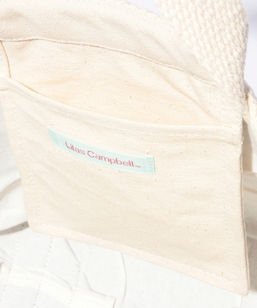 Ray BEAMS（レイビームス）の「Lilas Campbell / レクタングル タッセルトート（トートバッグ・レディース・ブラック/ブルー・ONE SIZE）」の16枚目の写真