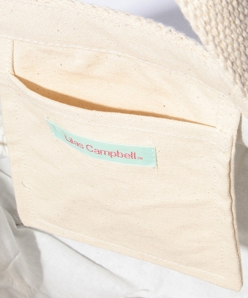 Ray BEAMS（レイビームス）の「Lilas Campbell / レクタングル タッセルトート（トートバッグ・レディース・ブラック/ブルー・ONE SIZE）」の12枚目の写真