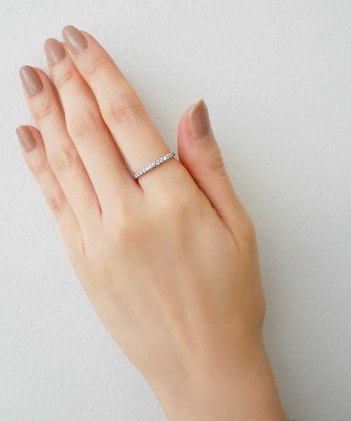 VENDOME AOYAMA(ヴァンドーム青山)の「プラチナハーフエタニティリング(リング・レディース・プラチナム・#11/#9/#13)」の3枚目の写真