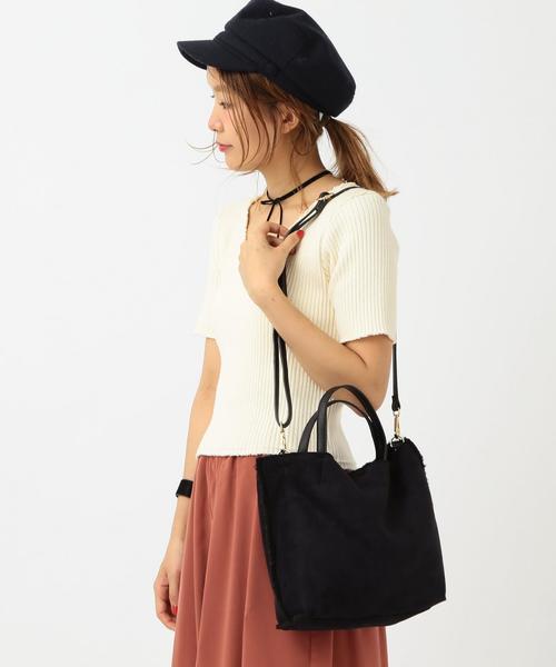 Another Edition（アナザーエディション）の「【WEB店舗限定】2Wayコンビトートバッグ/aeBC 2Way CMB TOTE◆（トートバッグ・レディース・ブラック/ベージュ/グレー・ﾌﾘ-）」の14枚目の写真