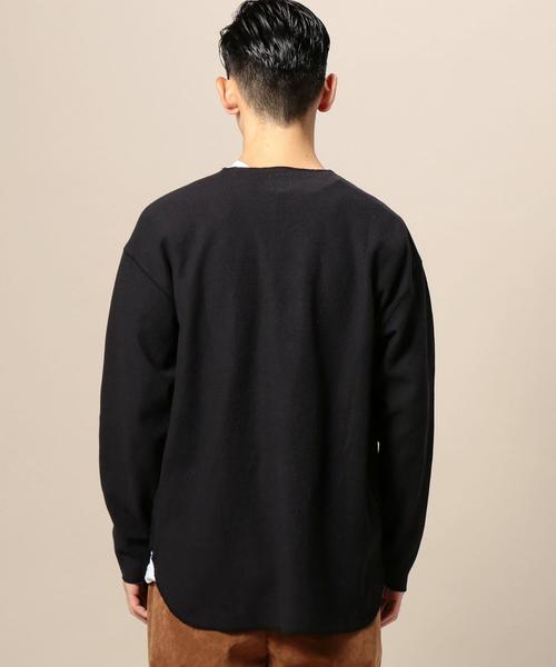 blurhmsスキッパーシャツ AS KNOW ブラウス シャツ 後レースアップスキッパーシャツ