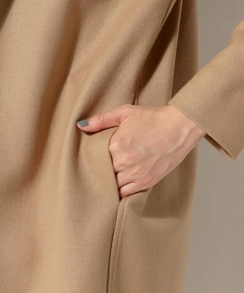 UNITED ARROWS Wフェイスフーデッドコート ブラウン 【公式通販】
