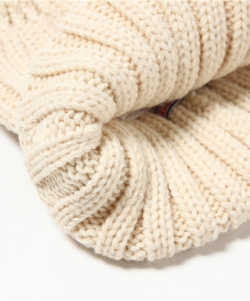 BOOFOOWOO（ブーフーウー）の「ニットキャップクッキーモンスター（ニットキャップ/ビーニー・ブラック/オフホワイト/カラフル・LARGE/SMALL）」の8枚目の写真