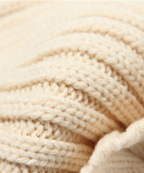 BOOFOOWOO（ブーフーウー）の「ニットキャップクッキーモンスター（ニットキャップ/ビーニー・ブラック/オフホワイト/カラフル・LARGE/SMALL）」の9枚目の写真