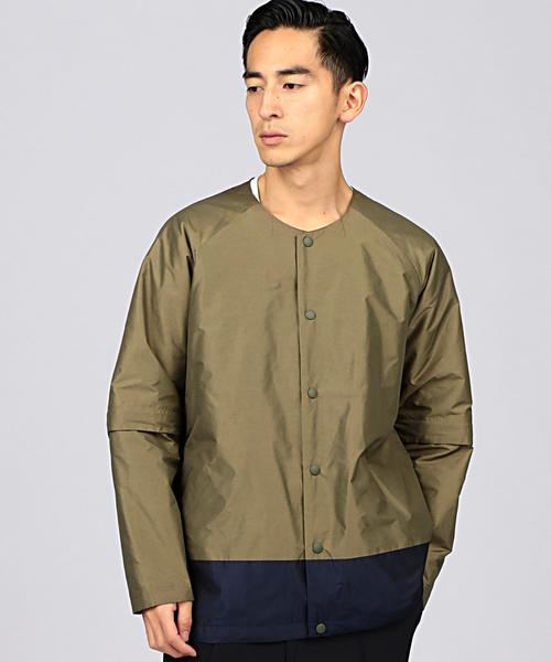 EN ROUTE（アンルート）の「ENR コンビキルト2WAYブルゾン◆（その他アウター・メンズ・ブラック/ベージュ・1/2/3）」の2枚目の写真