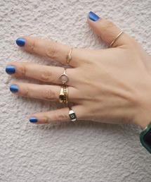 e.m.（イーエム）の「SILVER925ブルーダイヤ印台ピンキーリング/メンズ